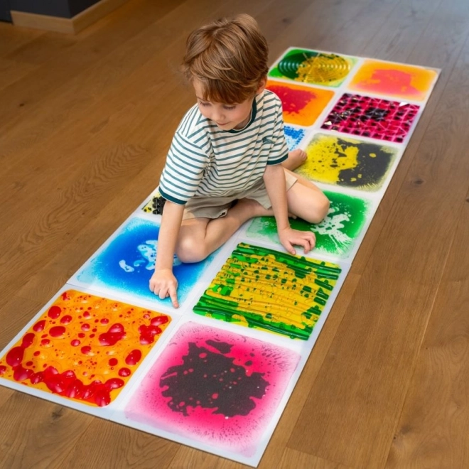 Tappetini sensoriali di peluche Tullo - 4 pezzi