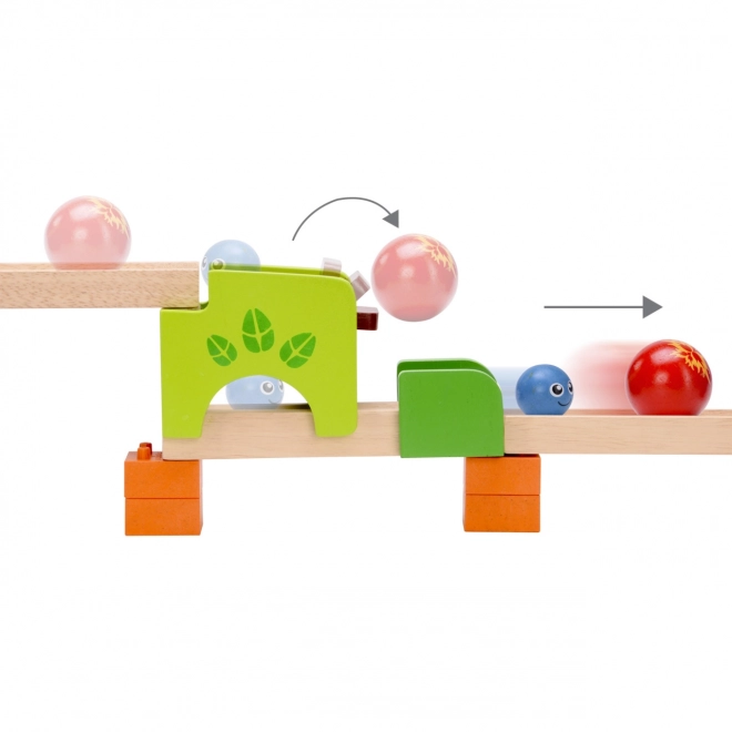 Wonderworld Wooden Marble Run - Sprinting Balls