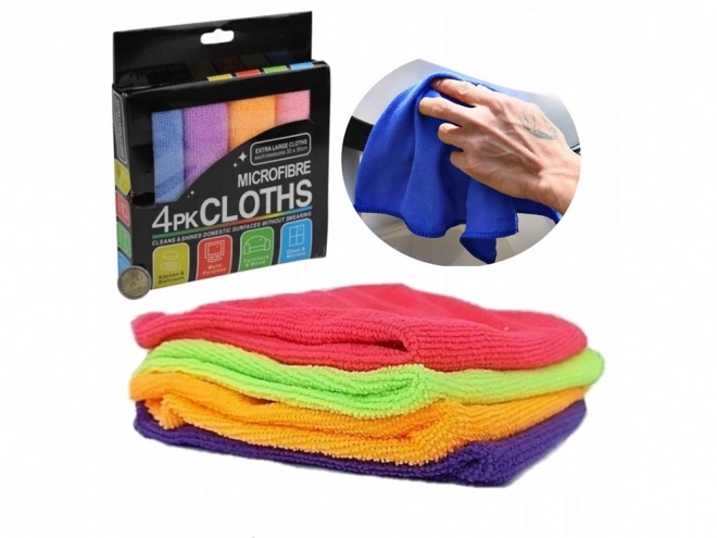 Microfiber Cleaning Cloths Set of 4