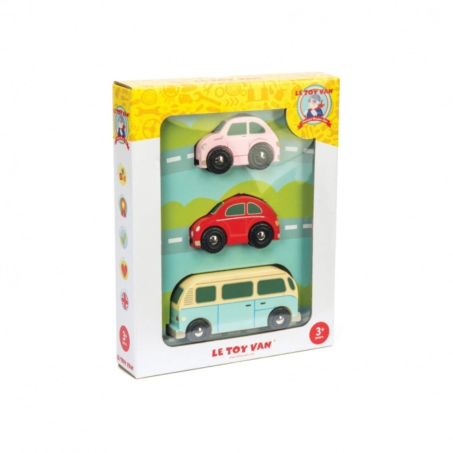 Le Toy Van Retro Toy Car Set