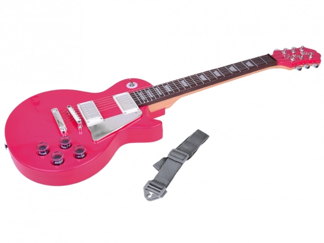 Electric Guitar Musical Toy for Kids – Pink