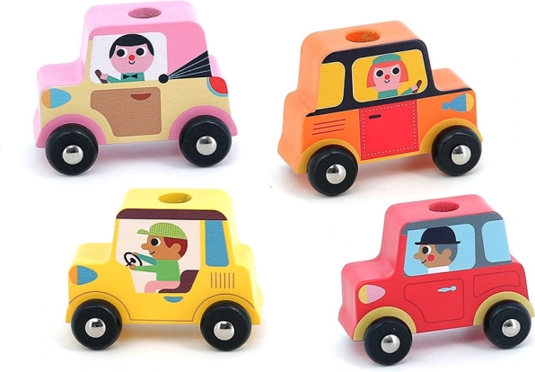 Vilac Stacking Game - City Cars by Ingela P. Arrhenius