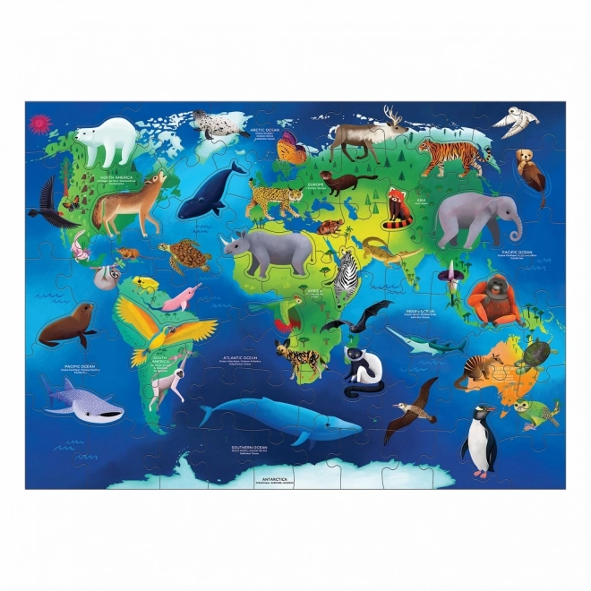 Mudpuppy endangered species worldwide puzzle