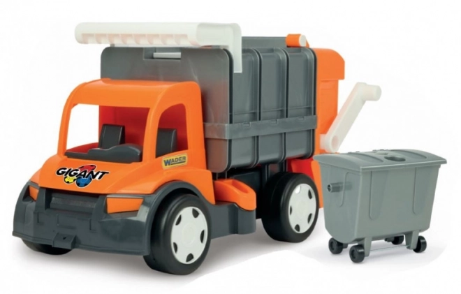 Gigantic Orange Garbage Truck Toy