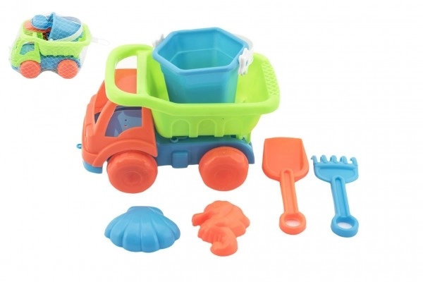 Sandbox Toy Truck with Accessories