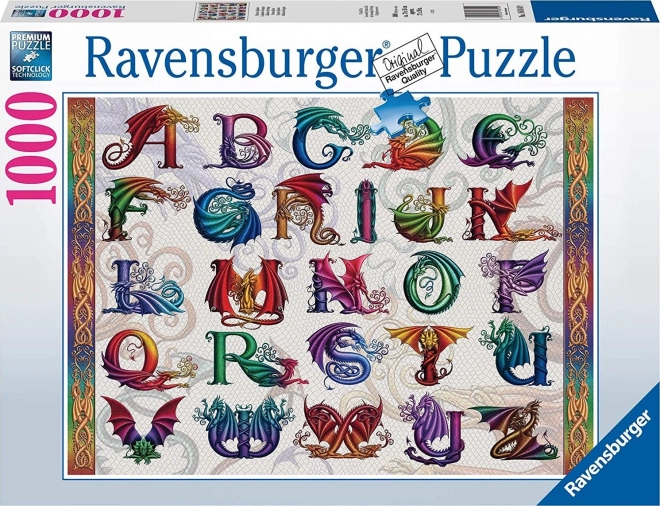 Ravensburger Dragon Alphabet Puzzle 1000 Pieces