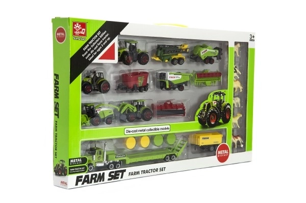 Farm Vehicles and Animals Playset