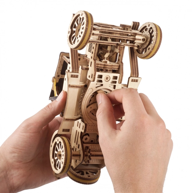 Ugears Wooden Mechanical Puzzle Vintage Car Model