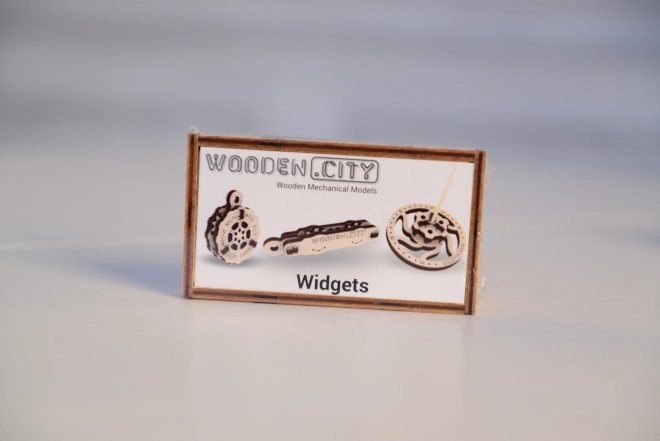 Wooden City 3D Wooden Mechanical Puzzle Keychains