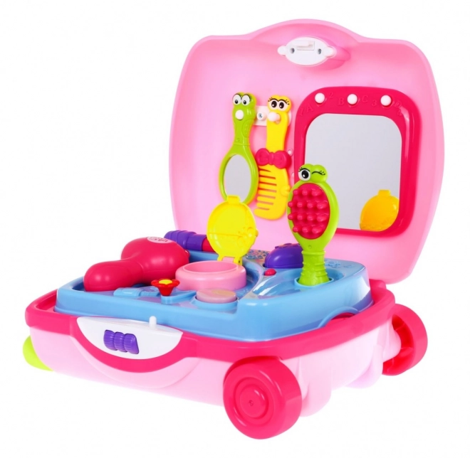 Interactive Vanity Set Suitcase for Girls 2+ with Lights and Sounds & Accessories