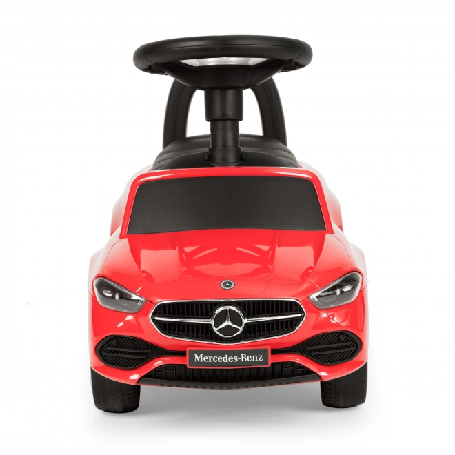 Red Mercedes Ride-On Car with Interactive Steering Wheel Sounds