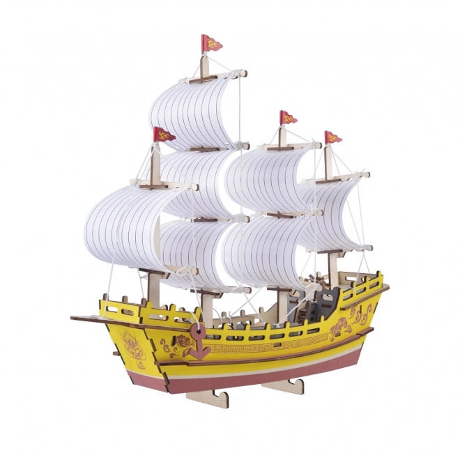 Wooden 3D Puzzle - Merchant Ship