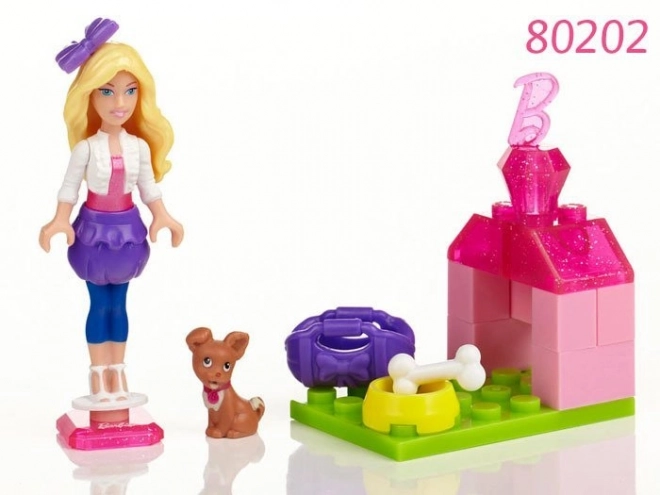 Barbie Mega Bloks Doll Compatible with Blocks