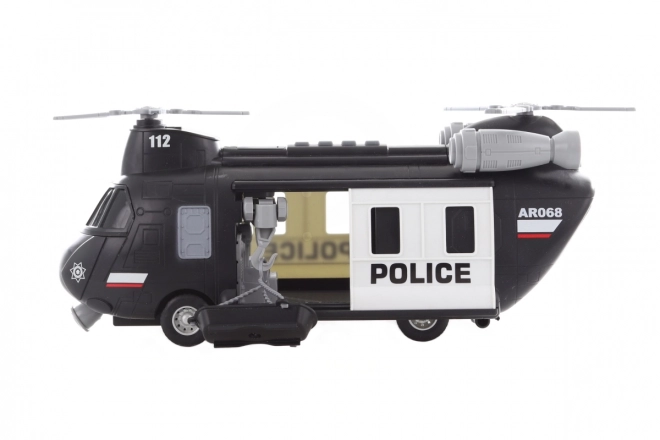 Battery Operated Police Helicopter with Light and Sound