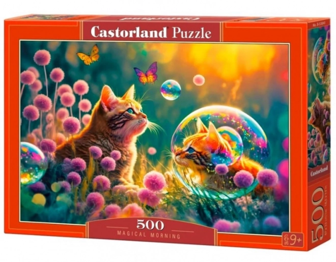 Puzzle 500 Pieces Magical Morning with Cats