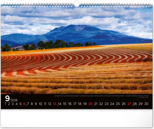 Calendrier Mural Paysages 2026