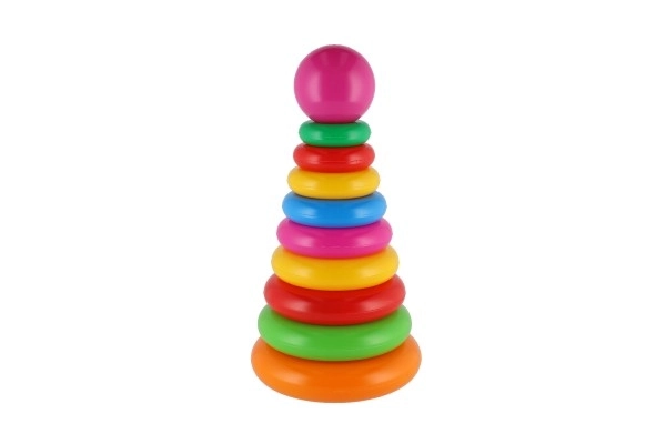 Rainbow Ring Stacking Pyramid Toy