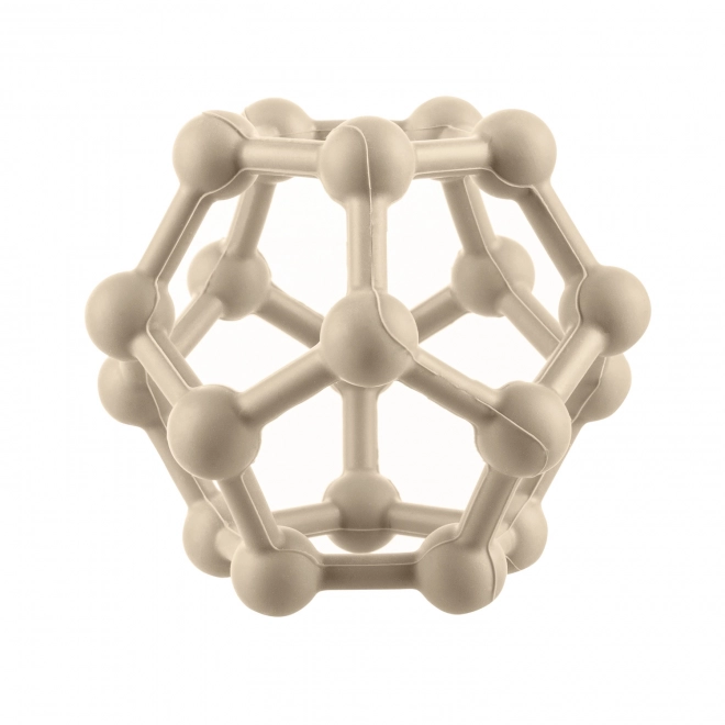 Silicone Teether Atom, Sand Beige