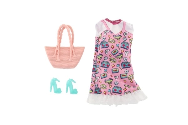 Doll Dresses with Accessories Set