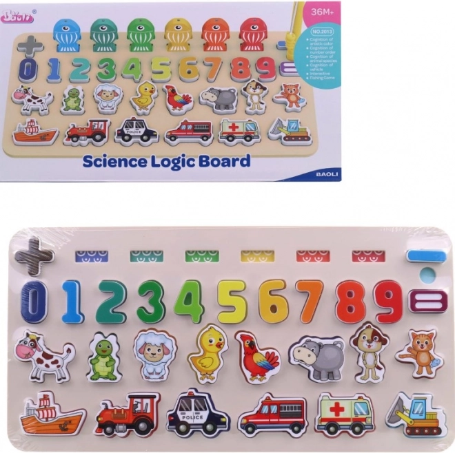 Educatieve Puzzel Cijfers en Dieren