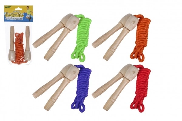 Wooden Jump Rope with Ergonomic Handles