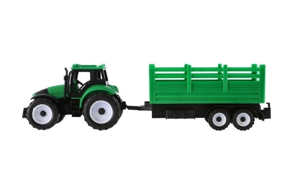 Tractor with Trailer Toy - Plastic Model