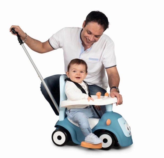 Smoby Push Along Ride-On 3-in-1 Blue