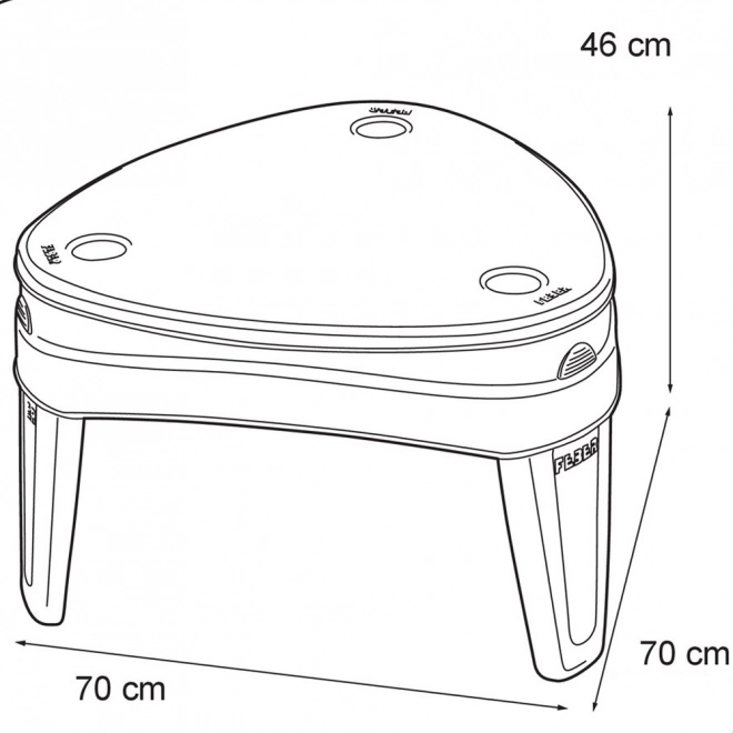 Feber 4-in-1 Water and Sand Table with Accessories
