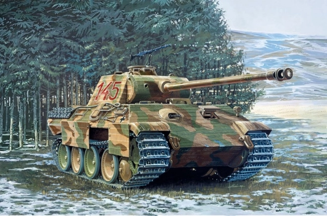 Model kit of Panther Ausf. A 1/35