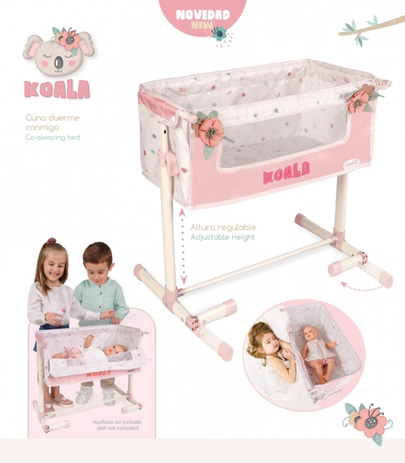 Newborn Doll Crib with Co-Sleeping Function KOALA 2024