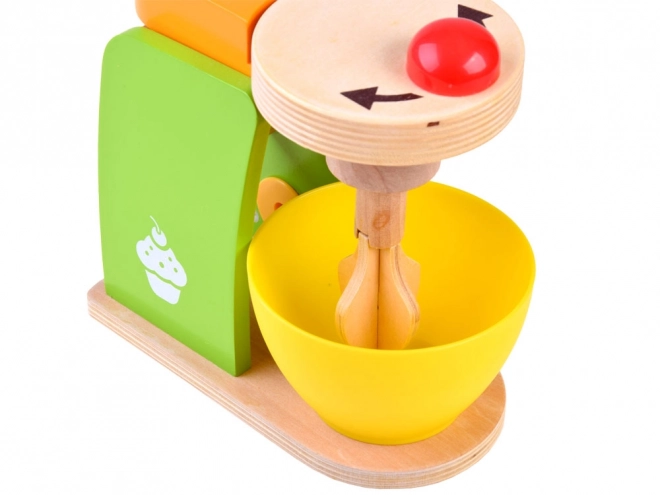 Wooden Kitchen Mixer Toy for Kids