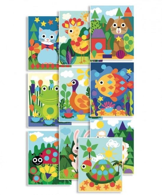 Stickers - Shapes and Colors - Farm