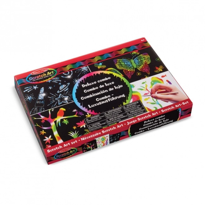 Deluxe Combo Scratch Art Set