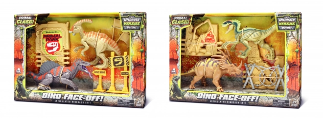 Primal Clash Dinosaur Battle Set 17 cm