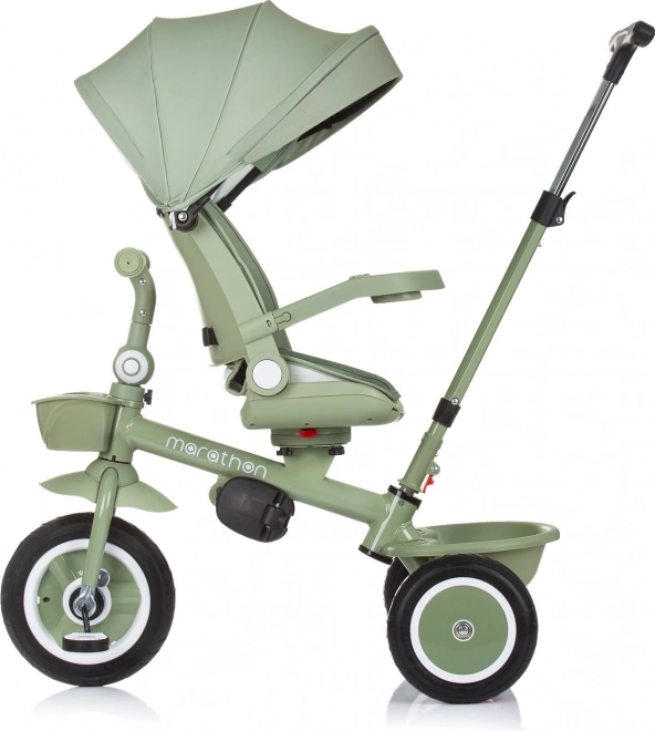 Chipolino tricycle with canopy marathon 2-in-1 pastel green