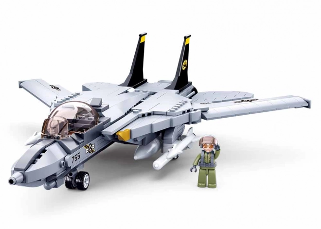 Sluban F-14 Tomcat Fighter Jet Model Bricks