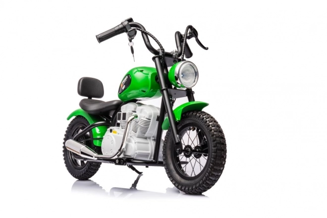 Battery-Powered Motorcycle for Kids - Green