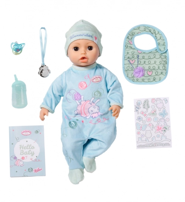 Interactive Baby Annabell Alexander Doll