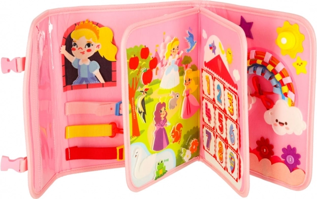 Pink Montessori Sensory Backpack