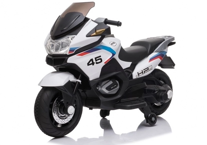 Dětská akumulátorová motorka XMX609 bílá