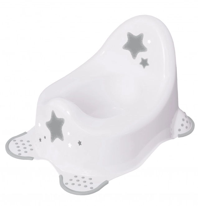 Stars Baby Potty with Non-Slip Footrests