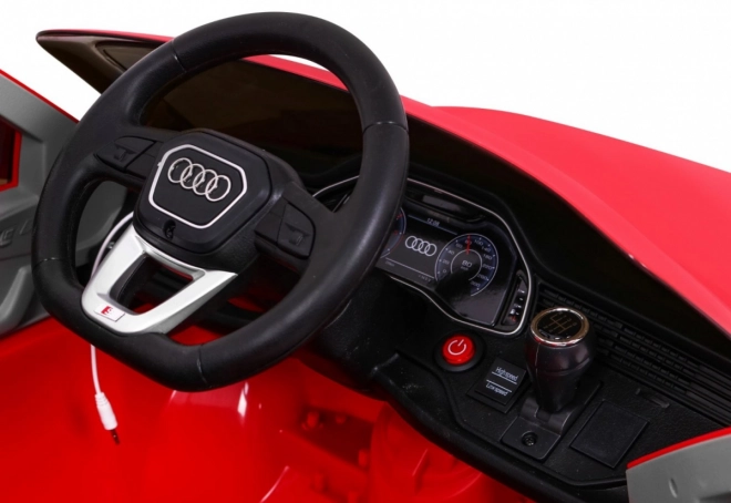 Audi Q8 na akumulátor pre deti červený s ovládačom
