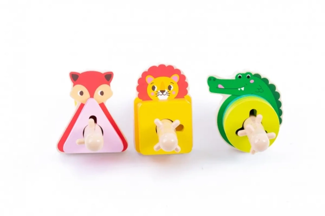 Sorter with Pegs Animals Wooden Toy