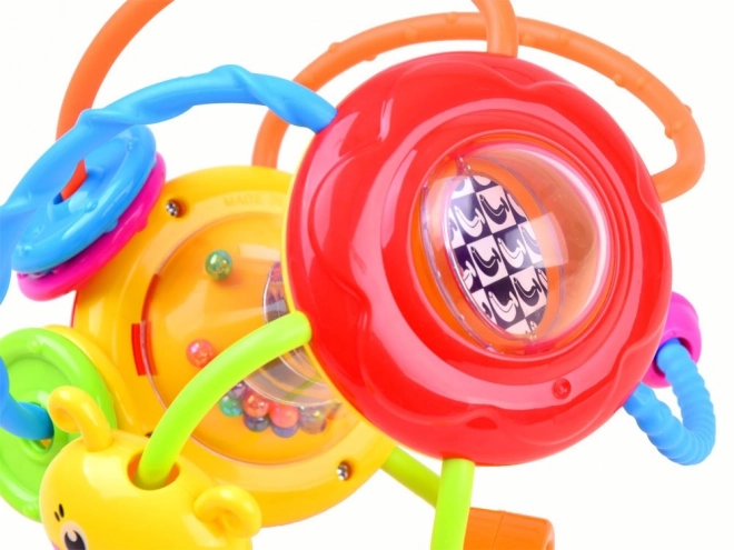 Colorful Educational Rattle Ball Spiral