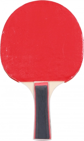 Racchetta da ping pong con custodia – rossa
