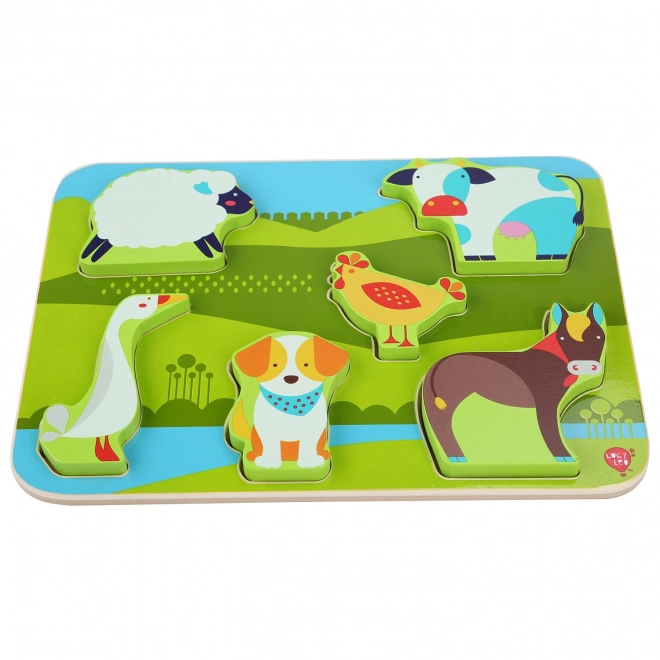 Farm Animals Wooden Puzzle