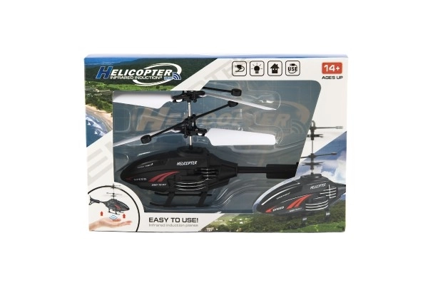 Hand Sensor Helicopter with USB Charging Cable