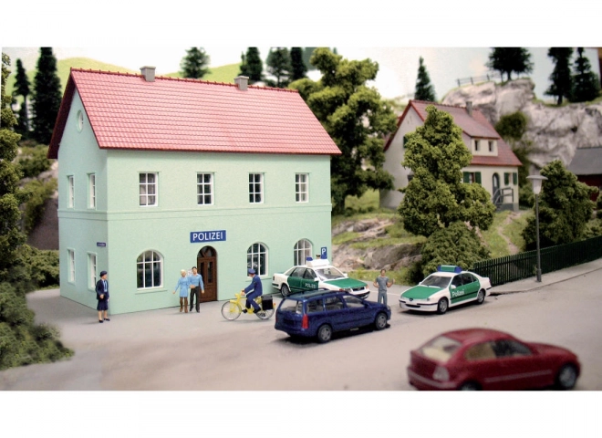 Police Station Model Kit by Piko