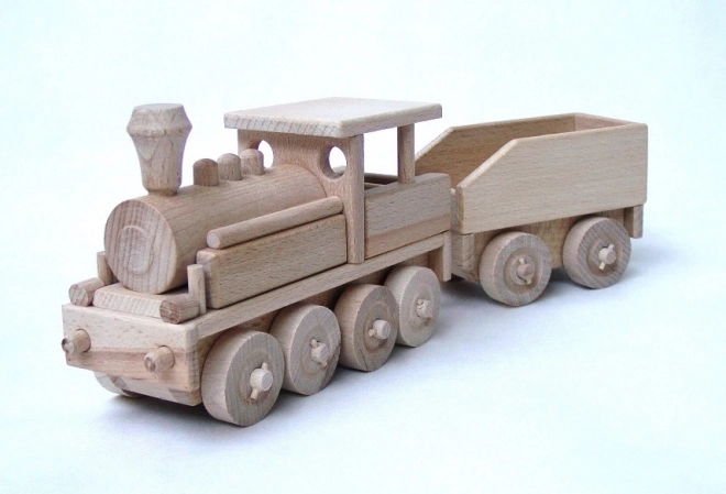 Wooden Steam Locomotive Toy