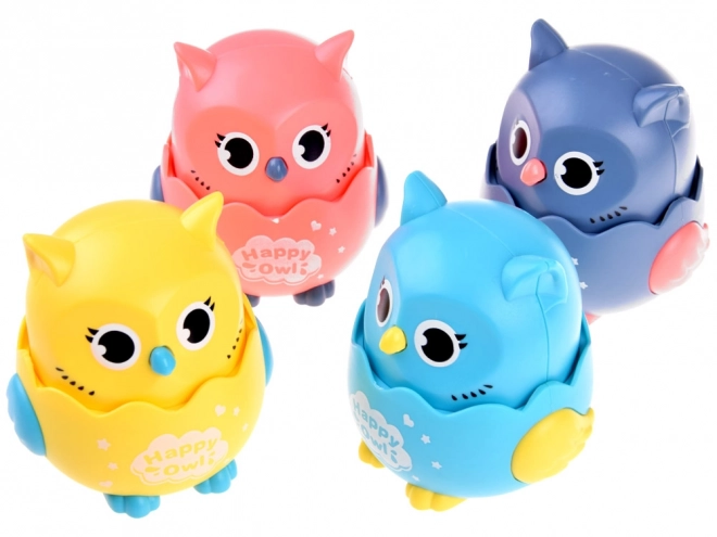 Charming Rolling Owl Toy